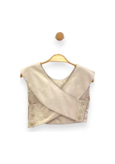 Çikoby Kız Çocuk Dokuma Üstü Crop Bol Paça Yırtmaçlı Pantolon Takım-13775 Taş