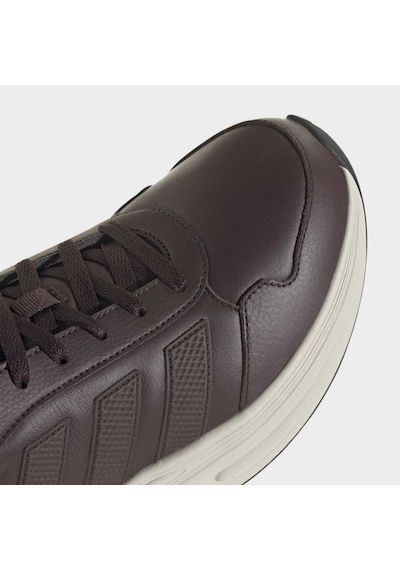 Adidas Kj4257 Cloudfoam Cuxxıon - Leather Erkek Günlük Spor Ayakkabısı Kahverengi