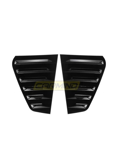 Vw Golf 7 - 7.5 Kelebek Cam Vizörü Piano Black 2013-2020
