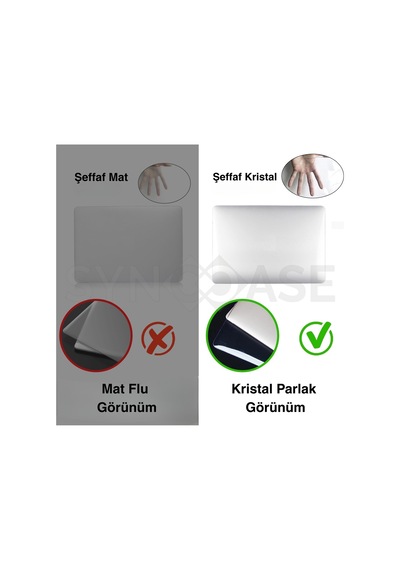 Huawei Matebook 14s Kılıf Kristal Parlak Şeffaf Sert Hard Case İnce Hafif Pürüzsüz Koruma 2021 2023 14 İnç Siyah