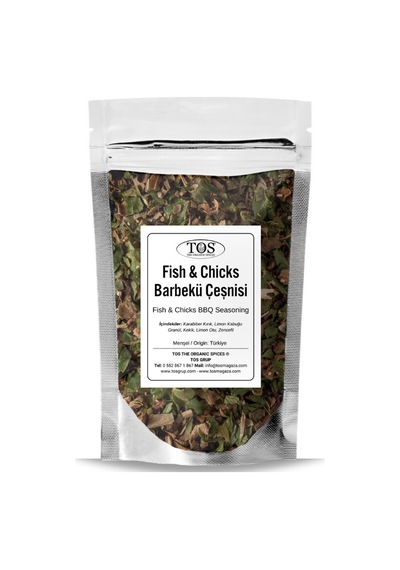 Tos The Organic Spices Fish & Chicks Barbekü Çeşnisi 100 G
