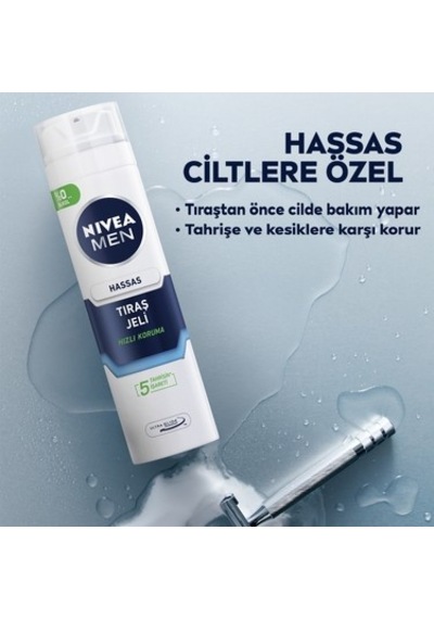 Hassas Ciltlere Özel Tıraş Jeli 200 Ml