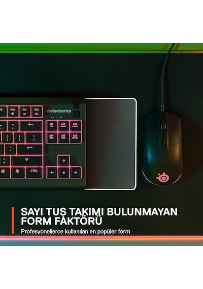 Steelseries Apex 3 Tkl Türkçe Gaming Klavye Tenkeyless, 8 Bölge R