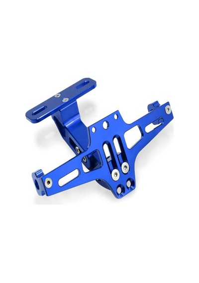 Motosiklet Katlanır Plakalık Full Cnc Sinyal Bağlantılı Mavi Motoparax Renk : Mavi