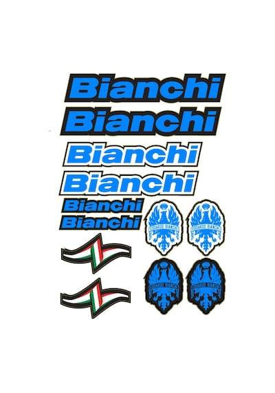Bisiklet Sticker Seti Bianchi 04 Nötr