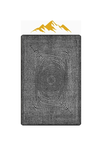 Modern Desenli Dijital Baskı Kaymaz Taban Halı H1120 Renkli