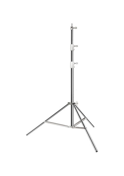 Gdx Ls-288t 288cm Kalın Işık Ayağı Gümüş Yaylı Amortisörlü Profesyonel Işık Standı