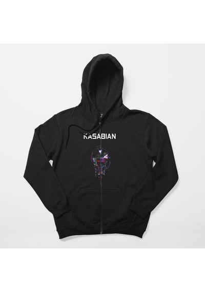 Kasabian The Alchemist's Euphoria Siyah Fermuarlı Kapşonlu Sweatshirt