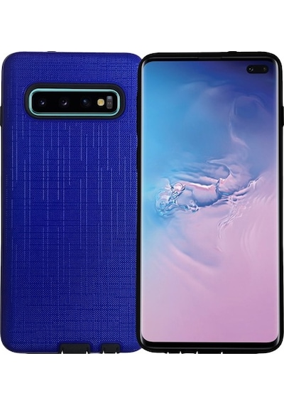 Fitcase Samsung Uyumlu Galaxy S10 Kılıf New Youyou Arka Kapak Mavi
