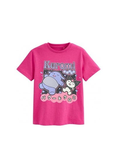 Sea Bubbles Kuromi Kız Çocuk Tişört St10394 Fusya