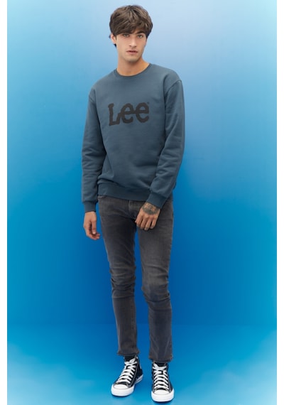 Lee Regular Fit Normal Kesim %100 Pamuk Sıfır Yaka Sweatshirt L80X003 Çok Renkli