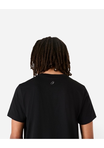 Asics Asıcs Chest Logo Tee Erkek Siyah Kısa Kollu Tshirt 2031f333-001