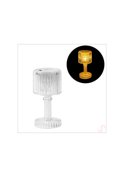 Retro Mini Masa Lambası Pilli Led Işık, 8,5cm X 4cm X 1 Adet