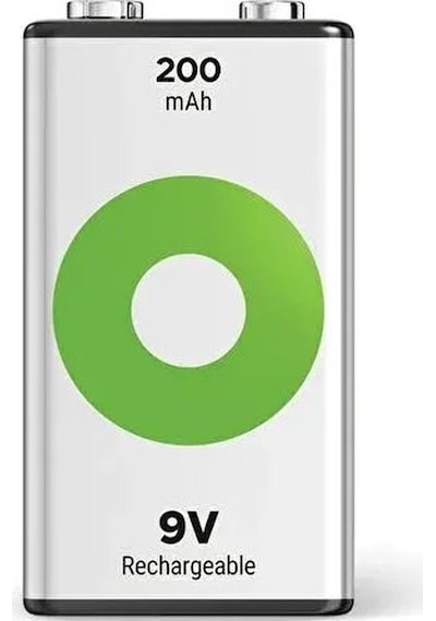 Gp Recyko 9 V 200 Mah Şarjlı Pil