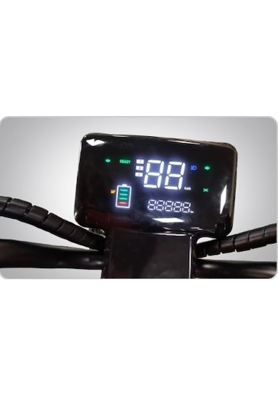 Skyjet Master Car Elektrikli Moped Beyaz