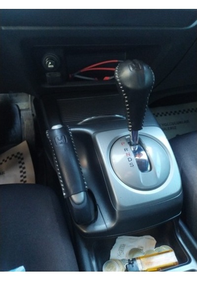 Civic Fd6 2006/11 Manuel Vites Ve El Freni Kılıfı Hakiki Deri