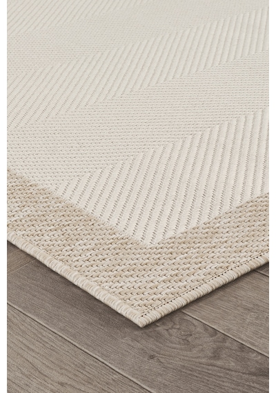 Sisalux 3084 Krem Bej Sisal Dokuma Jüt Kilim Hav Toz Vermez Halı Salon Mutfak Oturma Odası Halısı Krem - Bej