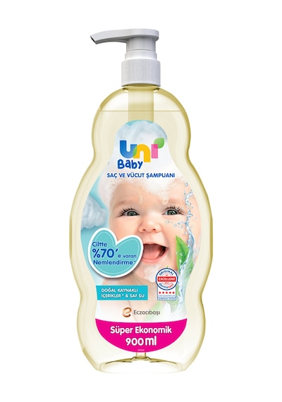 Uni Baby Şampuan 900 Ml 3 Adet