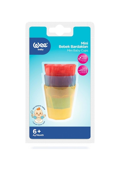 Wee Baby Mini Bebek Bardakları Renkli Çok Renkli