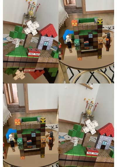Minecraft Manyetik Orman Temalı Blok Oyuncak - 100 Parça