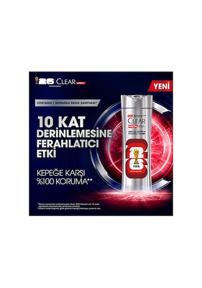 Men Kepeğe Karşı Etkili Şampuan Scalp Edition Fifa World Cup 330 Ml