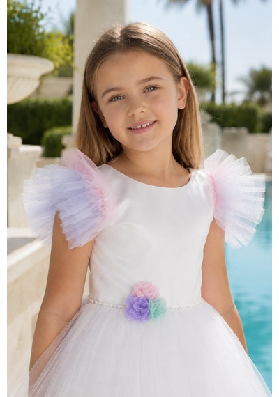Babyhola Kız Çocuk Unicorn Kostüm Elbise Bayramlık Mezuniyet Balo Abiye Gelinlik 5503 Beyaz Babyhola Kız Çocuk Unicorn Kostüm Elbise Bayramlık Mezuniyet Balo Abiye Gelinlik 5503 Beyaz