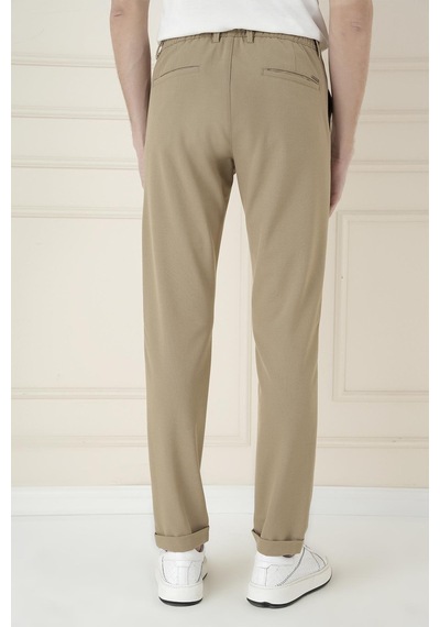 Efor Slim Fit Beli Lastikli Esnek Pamuklu Bej Casual Pantolon P 1171 Bej Efor Slim Fit Beli Lastikli Esnek Pamuklu Bej Casual Pantolon P 1171 Bej