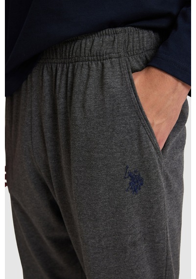U.S. Polo Assn. Erkek Lacivert Pijama Takımı 50333253-vr033