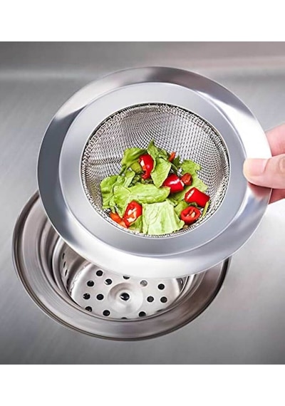 Paslanmaz Çelik Mutfak Lavabo Süzgeci Evye 7 Cm Metal 1 Parça Tr Metal Diğer