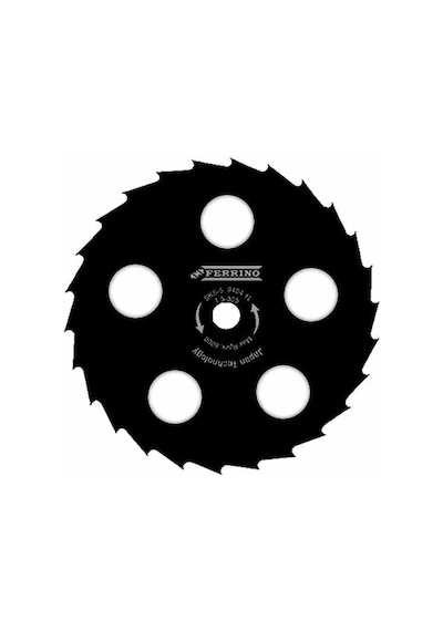 Ferrino Japon Bıçak Daire Testere 255 Mm 5 Delikli Siyah