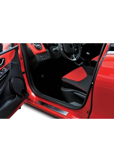 Renault Clio 4 Krom Kapı Eşiği 4 Parça 2012 ve   Sonrası