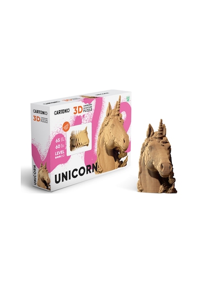 Cartonic 3d Puzzle - Unıcorn