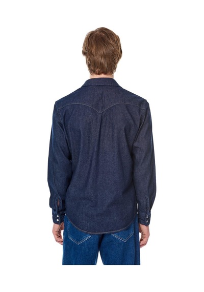 Levi's Classic Western Standard Red Cast Rinse Mavi Erkek Gömlek- Çok Renkli