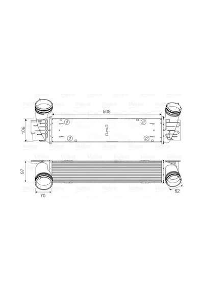 Bmw 320d E90 Turbo Radyatoru 2005-2007 M47d20 N47d20a N47d20c Valeo 818594