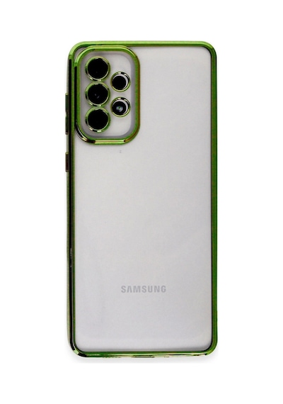 Samsung Galaxy Uyumlu, A33 5g Kılıf Lensli Silikon - Yeşil