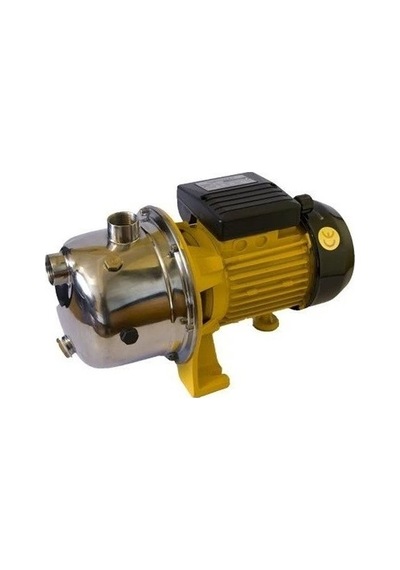 Vpi100 İnox Paslanmaz 1 Hp 220v Krom Milli Çelik Fanlı Jet Pompa - Bakır Sargı