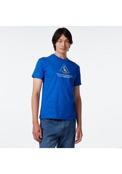 The Hundreds Flame Wildfire Erkek Mavi T-shirtt24p201021