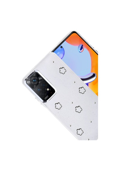 Newface - 20 - Xiaomi Redmi Note 11 Pro Fiyonk Desenli Kapak - - Spt-gld - Desen 2 Diğer