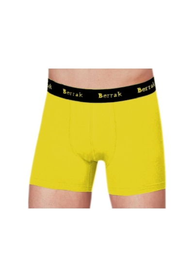 6 Adet Sarı Renk Modal Boxer Sarı