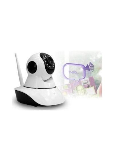 Gece Görüşlü Wifi Ip Güvenlik Bebek Kamerası 360°