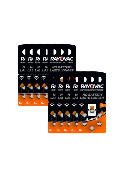 Rayovac Hearing Aid Batteries 13 Numara Blister İşitme Cihaz Pili 6 x 10'lu