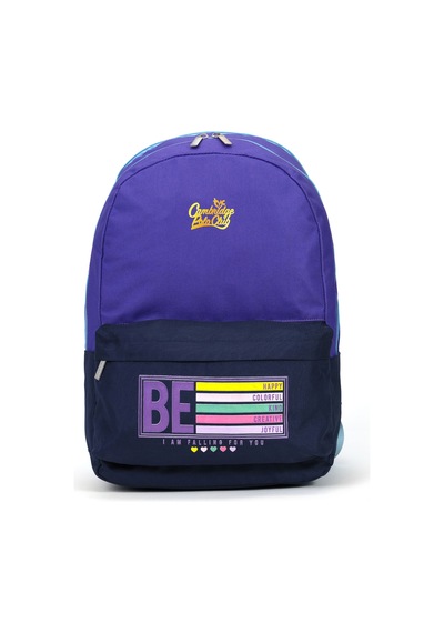 Be Happy Çift Ana Bölmeli Unisex Çocuk İlkokul Çantası Mor