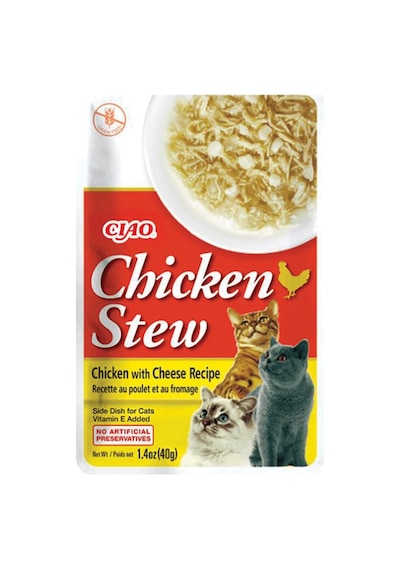 4 Adet Ciao Chicken Stew Tavuk Güveç Ve Peynirli Pate 40 Gr