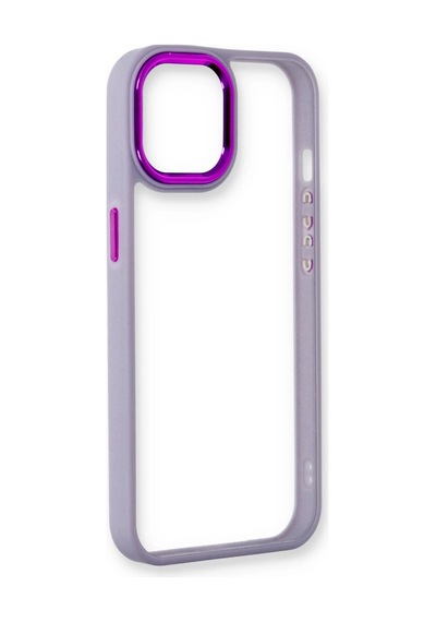 Newface Apple, Uyumlu iPhone 14 Plus Kılıf Dora Kapak Semeglbl - 12 - Lila