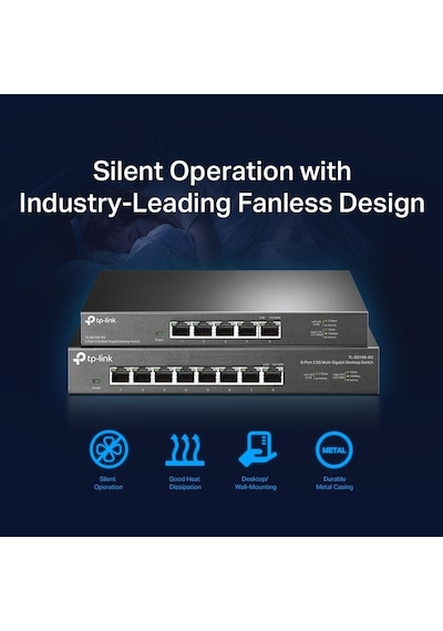 TP-Link Tl Sg105 M2 5 Port 2.5G Multıgıgabıt Switch