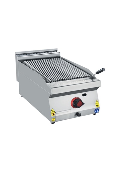 Karacasan Enüstriyel 40 CM 700 Seri Set Üstü LPG Tüplü Lavataş Balıksırtı Izgara