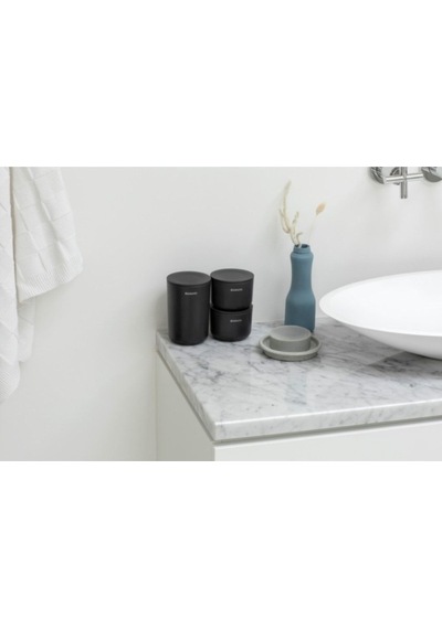 Brabantia Renew Dark Grey 3lü Kapaklı Plastik Düzenleyici Koyu Gri
