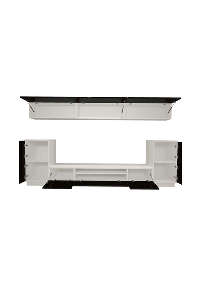 Decoraktiv Trendstyle 9 Mdf Tv Ünitesi Tv Sehpası Beyaz - Siyah