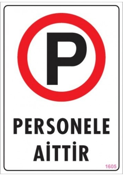 Pvc Levha Quot;Personele Aittirquot; 25x35 Cm