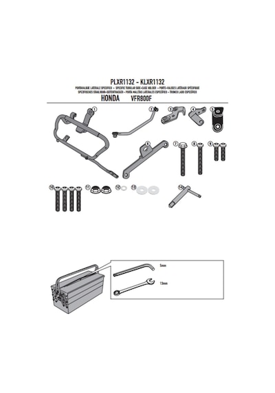Gıvı Plxr1132 Honda Vfr 800 F (14-20) Yan Çanta Taşıyıcı